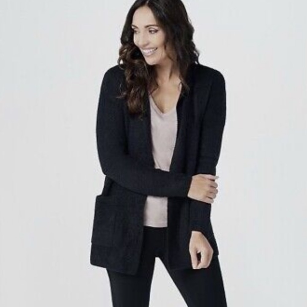 Barefoot Dreams Double Knit Notch Cardigan